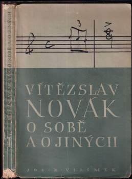 Vítězslav Novák: Vítězslav Novák o sobě a o jiných