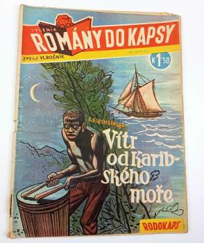 Vítr od karibského moře - Romány do kapsy - Rodokaps 279 (18) - ročník VI.