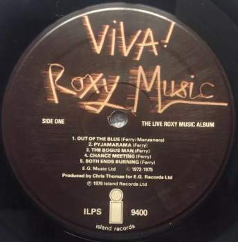 Roxy Music: Viva! Roxy Music (The Live Roxy Music Album)