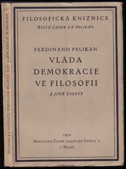 Vláda demokracie ve filosofii a jiné essaye