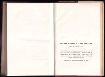 Graham Greene: Vláda strachu