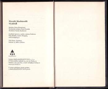 Niccolò Machiavelli: Vladař