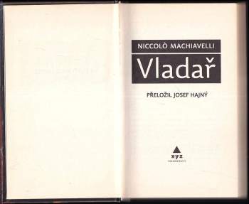 Niccolò Machiavelli: Vladař
