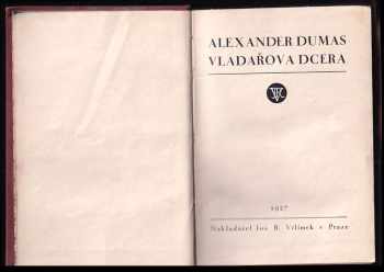 Alexandre Dumas: Vladařova dcera