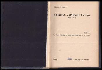 Otakar Dorazil: Vládcové v dějinách Evropy (800-1648)