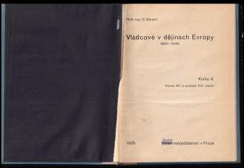 Otakar Dorazil: Vládcové v dějinách Evropy (800-1648)