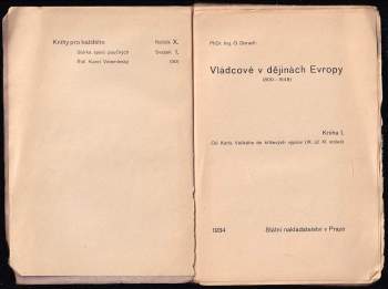 Otakar Dorazil: Vládcové v dějinách Evropy (800-1648)