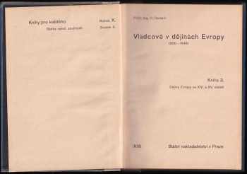 Otakar Dorazil: Vládcové v dějinách Evropy (800-1648)