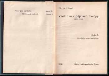 Otakar Dorazil: Vládcové v dějinách Evropy (800-1648)
