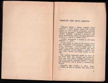 Maksim Gor‘kij: Vladimír Iljič Lenin