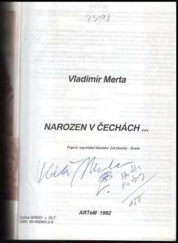 Vladimír Merta: Narozen v Čechách--