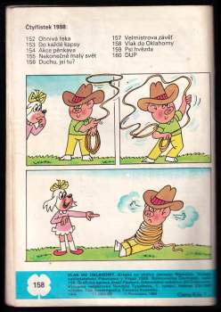 Ljuba Štíplová: Vlak do Oklahomy - Čtyřlístek 158