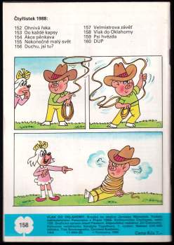 Ljuba Štíplová: Vlak do Oklahomy - Čtyřlístek 158