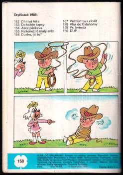 Ljuba Štíplová: Vlak do Oklahomy - Čtyřlístek 158