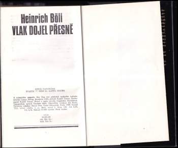 Heinrich Böll: Vlak dojel přesně