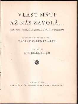 Václav Valenta-Alfa: Vlast máti až nás zavolá--
