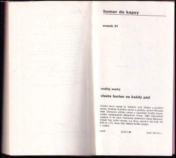 Ondřej Suchý: Vlasta Burian na každý pád