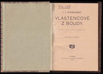 Josef Jiří Stankovský: Vlastencové z Boudy