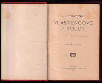 Josef Jiří Stankovský: Vlastencové z Boudy