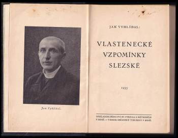 Jan Vyhlídal: Vlastenecké vzpomínky slezské