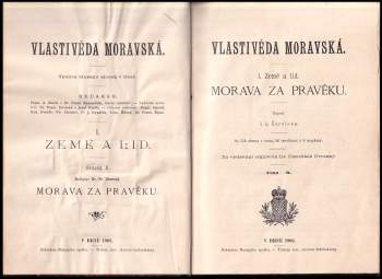 Inocenc Ladislav Červinka: Vlastivěda moravská I