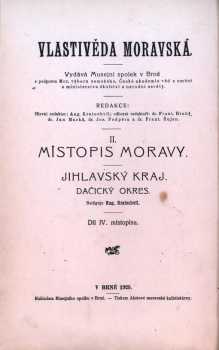 Vlastivěda moravská