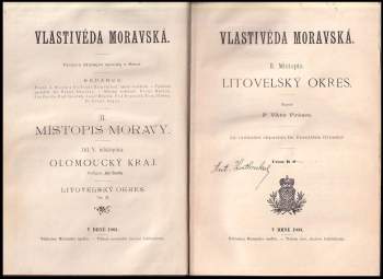 Viktor Pinkava: Vlastivěda moravská