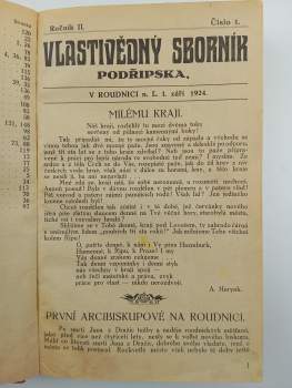 Antonín Herynk: Vlastivědný sborník Podřipska