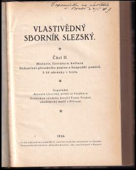 Vlastivědný sborník slezský