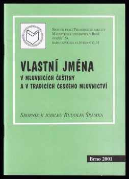 Vlastní jména v mluvnicích češtiny a v tradicích českého mluvnictví