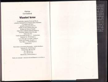 Patricia Daniels Cornwell: Vlastní krev