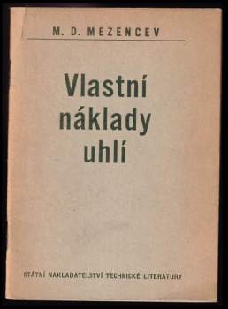 Vlastní náklady uhlí