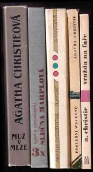 KOMPLET Agatha Christie 5X Muž v mlze + 3x slečna Marplová + Vlastní životopis + Poslední weekend + Vražda na faře