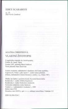 Agatha Christie: Vlastní životopis