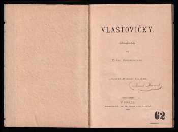 Eliška Krásnohorská: Vlašťovičky