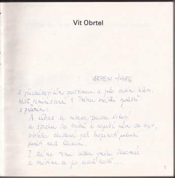 Vít Obrtel: Vlaštovka, která má geometrické hnízdo