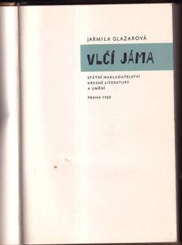 Jarmila Glazarová: Vlčí jáma