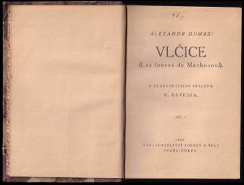 Alexandre Dumas: Vlčice