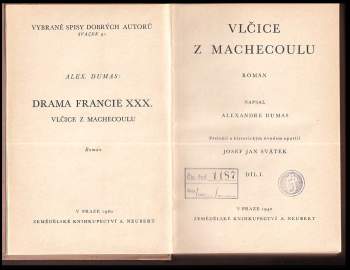 Alexandre Dumas: Vlčice z Machecoulu