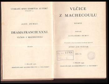 Alexandre Dumas: Vlčice z Machecoulu