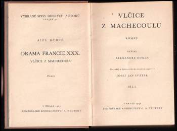 Alexandre Dumas: Vlčice z Machecoulu
