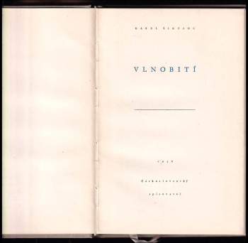 Karel Šiktanc: Vlnobití