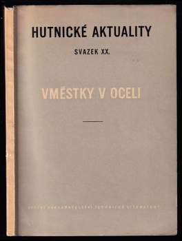 Vměstky v oceli