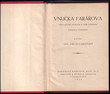 Josef Jiří Stankovský: Vnučka farářova
