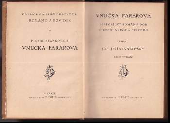 Josef Jiří Stankovský: Vnučka farářova