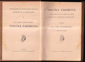 Josef Jiří Stankovský: Vnučka farářova