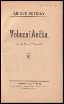 Vlasta Pittnerová: Vobecní Ančka