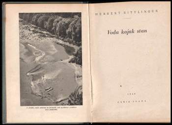 Herbert Rittlinger: Voda, kajak, stan