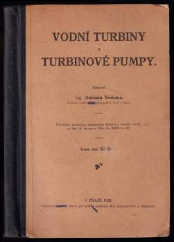 Vodní turbiny a turbinové pumpy