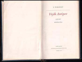 Tichon Kononovič Žuravlev: Voják Antipov
